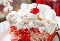 Sparkling Cherry Poke Cake