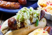 Southern Comfort Grilled Brats