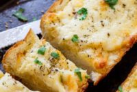 Ooey Gooey Garlic Bread
