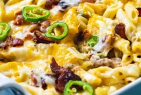 Kickin’ Jalapeno Popper Chicken Bake