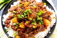 Spicy Mongolian Beef with Pineapple Zing