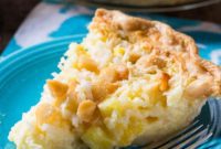 Pina Colada Macadamia Pie