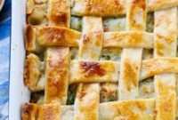 Flaky Lattice Chicken Pot Pie