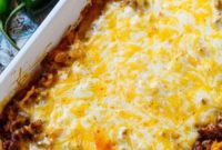 Cheesy Chorizo Hash Brown Bake