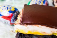 Decadent Cadbury Egg Brownies
