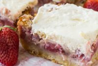 Strawberry Dream Custard Bars