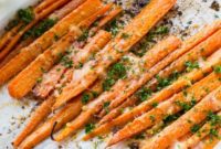 Golden Parmesan Roasted Carrots