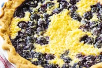 Blueberry Buttermilk Pie