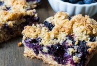 Homemade Blueberry Bars