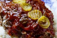 Dill Pickle Infused Meatloaf