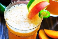 Sweet Heat Peach Margarita