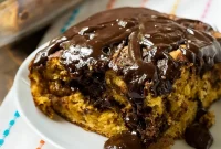 Golden Butterscotch Swirl Cake