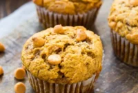 Spiced Pumpkin Butterscotch Muffins