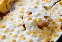 Toasted Marshmallow Sweet Potato Casserole