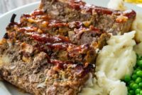 Cola-Glazed Bourbon Meatloaf