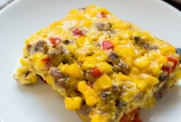 Savory Corn & Sausage Bake