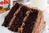 Decadent Nutella Chocolate Cake