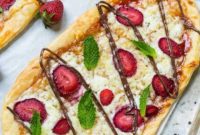 Strawberry Nutella Bliss Pizza