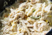 Comforting Slow Cooker Chicken and Noodles
