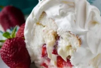 Strawberry Cloud Cake