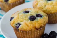 Sunshine Lemon Blueberry Corn Muffins