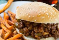 Sticky Root Beer Sloppy Joes