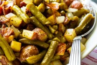 Down-Home Ranch Green Beans and Spuds