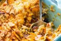 Loaded Dorito Chicken Casserole
