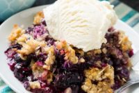 Coconut Blueberry Bliss Crisp