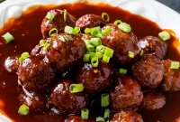 Sticky Sweet and Spicy Instant Pot Meatballs