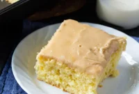 Buttermilk Caramel Sheet Cake