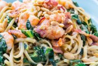 Creamy Southern Peanut Noodles with Shrimp