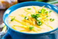 Velvety Slow Cooker Beer Cheese Potato Soup