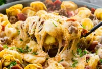 Hearty Meaty Tortellini Skillet