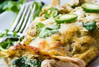Southern Comfort Chicken and Collard Enchiladas