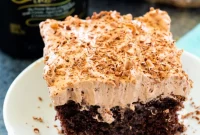 Decadent Irish Cream Poke Cake