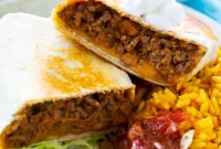 Hearty Beef & Bean Burritos