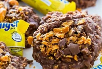 Butterfinger Oatmeal Cookies No Bake