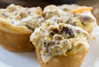 Sausage Gravy Stuffed Biscuit Cups