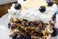 Blueberry Cheesecake Icebox Delight