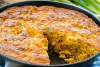 Cajun Crawfish Cornbread