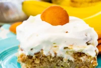 Luscious Banana Pudding Poke Cake