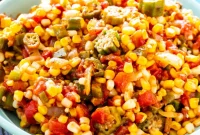 Creole Corn and Okra