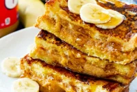 Ultimate Peanut Butter Stuffed French Toast