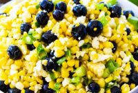 Vibrant Blueberry Corn Feta Salad