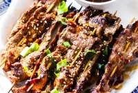 Korean BBQ Steak Skewers