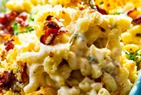 Jalapeno Popper Macaroni Bake