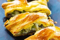 Philly Cheesesteak Crescent Twist