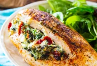 Rustic Tuscan Stuffed Chicken