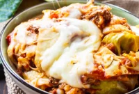 Slow Cooker Stuffed Cabbage Casserole